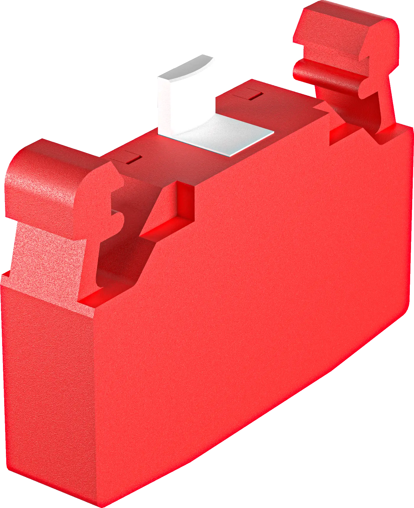 DSTO Red Momentary Contact Block 1NC with IP20 Protection