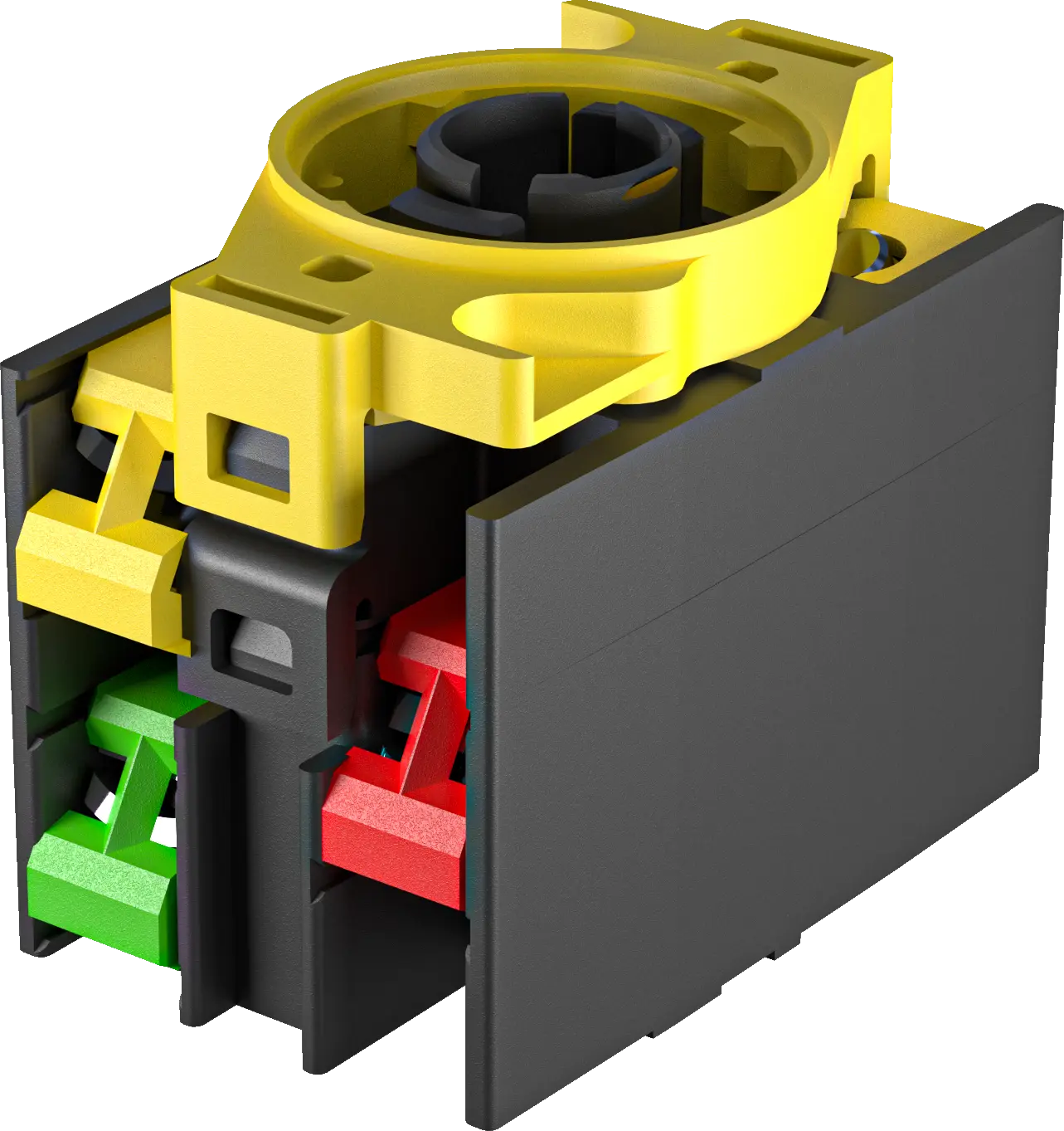 ETLR Illuminated Momentary Contact Block for Industry