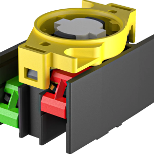 ETR Black Momentary Screw Contact Block for Industrial Use