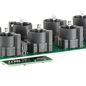 Bus Systems panel interface plate with eight cut outs durable HMI
