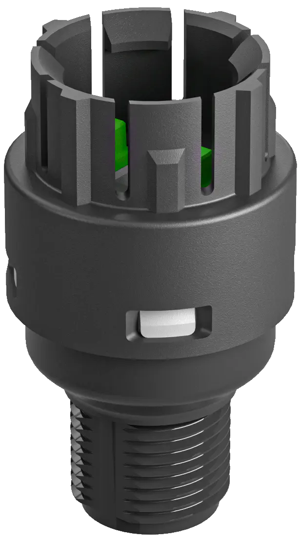 FRTI_C007 4-Pole M12 Momentary Block for Industrial Use