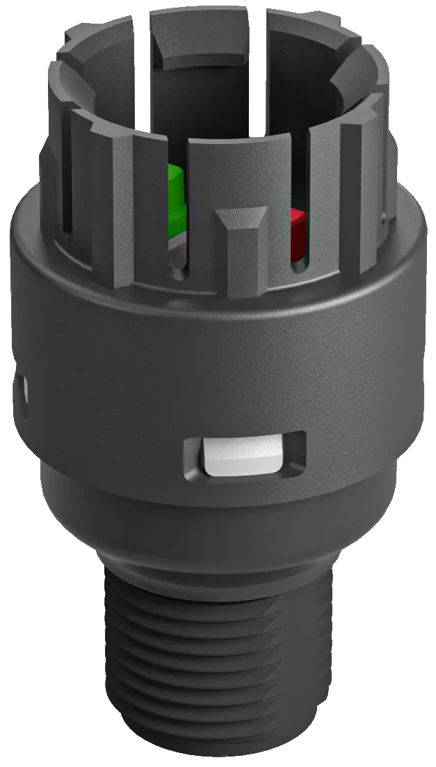 FRTOI_C118 5-Pole M12 Momentary Block for Industrial Use
