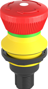 FRVKLOO_C233 22mm E Stop Pushbutton IP67 LED M12 2NC twist resets FRVKLOO_C233 Product Image