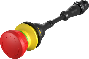 FRVKOO_M003 E Stop Pushbutton 2NC IP67 Twist Release M12 Red Head FRVKOO_M003 Product Image