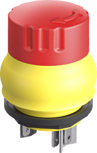 FRVKPLOO EStop Pushbutton LED 24V IP69K Twist Release 2NC 22.3 mm FRVKPLOO Product Image