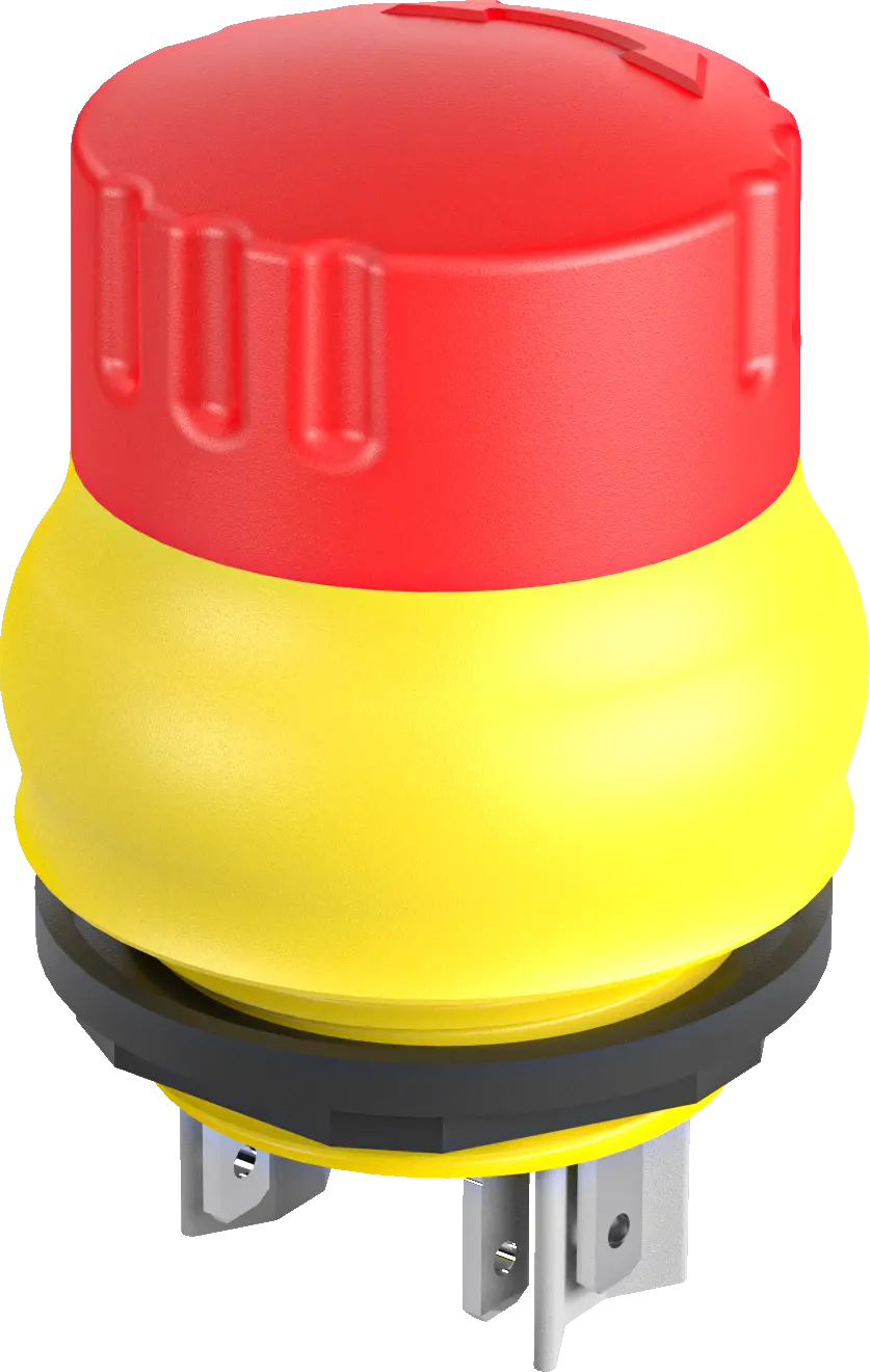 FRVKPOOI SHORTRON Emergency Stop Button with IP69K Rating
