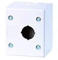 industrial plastic enclosure UKCA fast install DIN rail ready box IRL1M_GELB Product Image