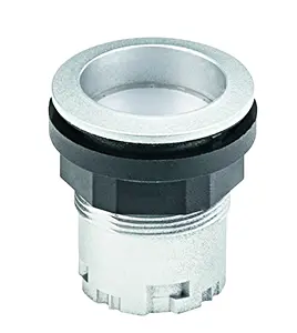 IP67 illuminated pushbutton silver bezel 22.3mm cutout 6mm travel JRMF Product Image