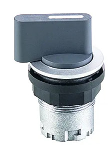 Maintained Selector Switch Operator IP65 22 mm Silver Bezel 2 Pos JRMGWA Product Image