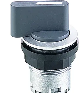 Maintained Selector Switch Operator IP65 22 mm Silver Bezel 2 Pos JRMGWA Product Image