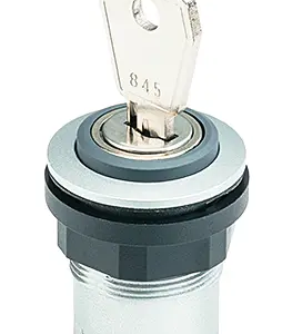 JRMSSA12E Silver IP65 Maintained Key Switch, UL Certified JRMSSA12E Product Image
