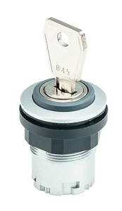 JRMSSA23E Key Switch Head Momentary IP65 front UKCA certified 6mm JRMSSA23E Product Image
