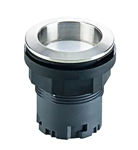 stainless steel illuminated pushbutton IP67 22.3mm round HMI 6 mm