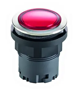 Round pilot light head for Signal Indicators high visibility lens JRVAN Product Image