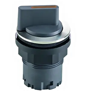 illuminated selector switch head IP65 stainless maintained action
