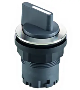 Stainless steel industrial selector switch head IP65 22 mm rugged JRVAWB Product Image