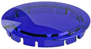 Round panel accessory for pushbuttons in HMI and control cabinets K22RRBL Product Image
