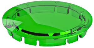 K22RRGN RONDEX-JUWEL Round Green Lens for Automation K22RRGN Product Image