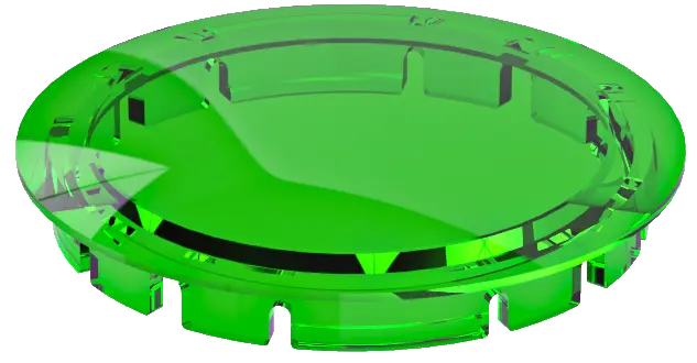 K22RRGN RONDEX-JUWEL Round Green Lens for Automation