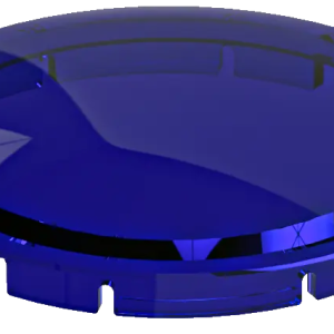 K30DBL Blue Round Plastic Lens for Industrial Use K30DBL Product Image
