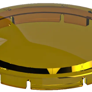 K30DGB Yellow Round Plastic Lens for Industrial Use K30DGB Product Image