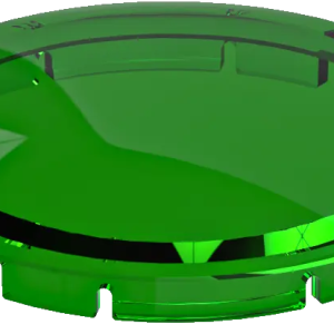 K30DGN Green Round Plastic Lens for Industrial Use K30DGN Product Image