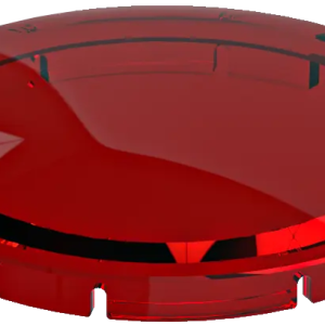 K30DRT Red Round Plastic Lens for Industrial Use K30DRT Product Image