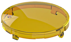 KF23GB Yellow Round Plastic Lens for Industrial Use KF23GB Product Image