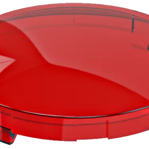 KF23RT Red Round UL Certified Lens for Industrial Use KF23RT Product Image