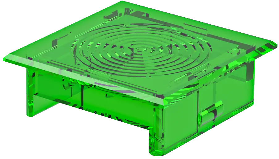 KF25GN UL Certified Green Square Lens for Automation