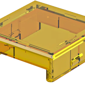 square pushbutton accessory for control panels rugged precise fit KF25KSGB Product Image