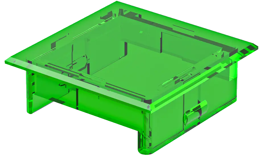 KF25KSGN QUARTRON-JUWEL Green Lens UL Certified