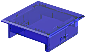 KF25KSWS White Square Plastic Lens for Industrial Use KF25KSWS Product Image