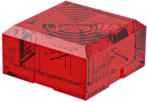 industrial pushbutton accessory square cutouts panel mount rugged KH25RT Product Image