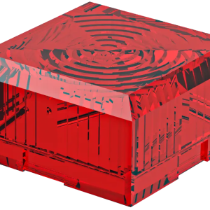 industrial pushbutton accessory square cutouts panel mount rugged KH25RT Product Image