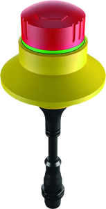 emergency stop M12 pushbuttons IP69K 2NC twist release red yellow KRBUVOO_M12 Product Image