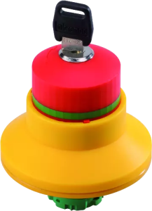 Emergency Stops button rugged latching high visibility UKCA rated KRBUVSE Product Image