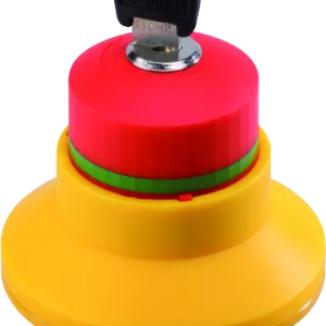 Emergency Stops button rugged latching high visibility UKCA rated