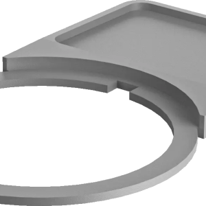 KRJABT Nameplate Grey Plastic HMI control panel label accessories KRJABT Product Image