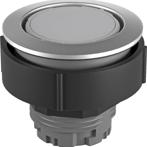 KRJMT Illuminated Silver Pushbutton Head for Control Panels KRJMT Product Image
