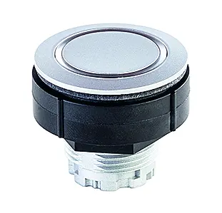 KRJMTLR Silver Illuminated Pushbutton Head, IP69K Rated KRJMTLR Product Image