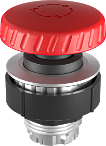 High visibility round mushroom head emergency stop switch button KRJMV Product Image