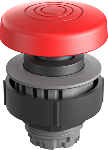 emergency stop mushroom head UKCA compact robust latching control KRJS Product Image