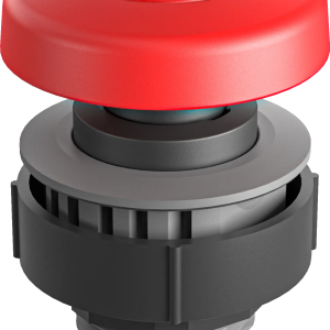 emergency stop mushroom head UKCA compact robust latching control
