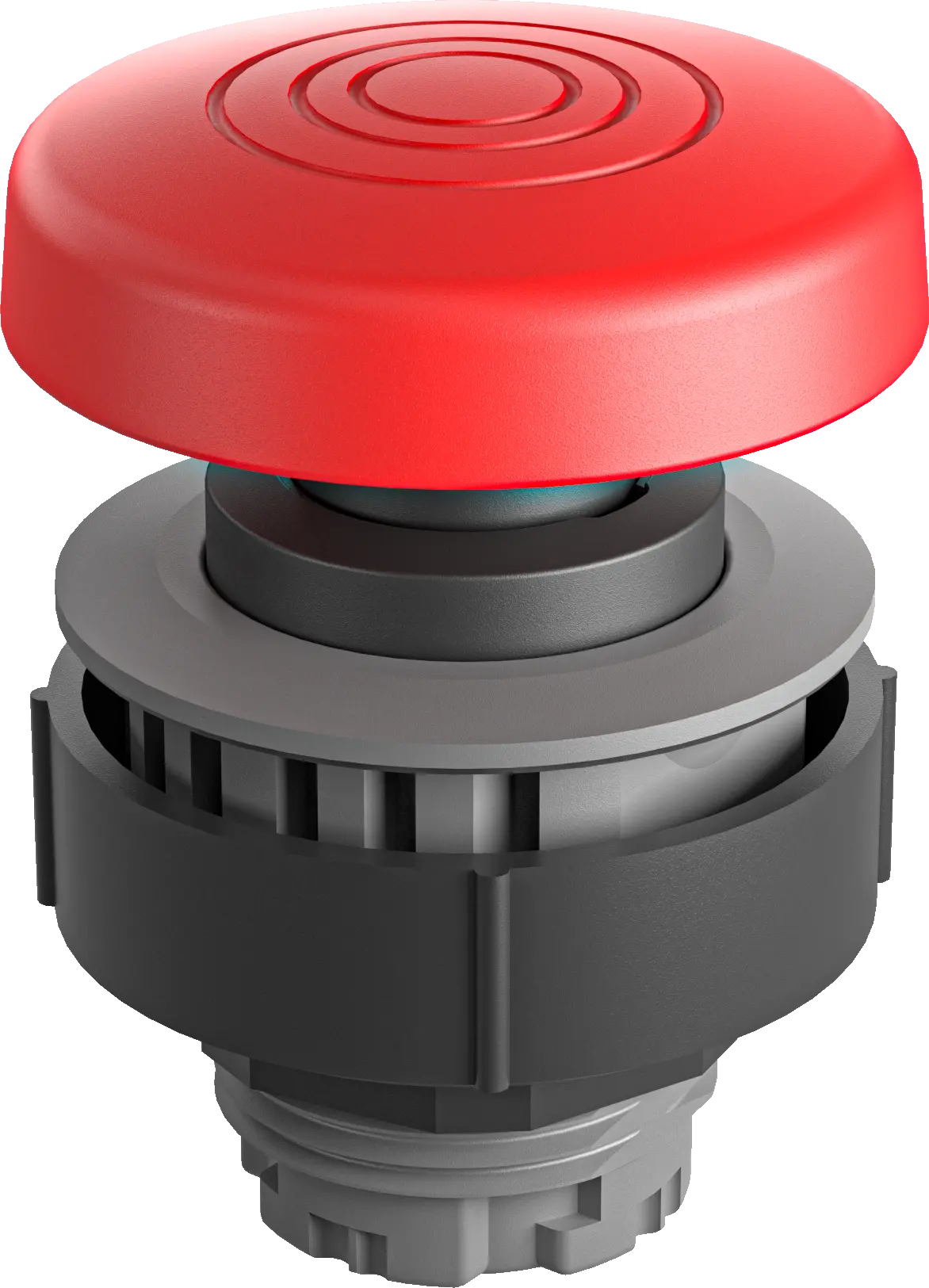 emergency stop mushroom head UKCA compact robust latching control