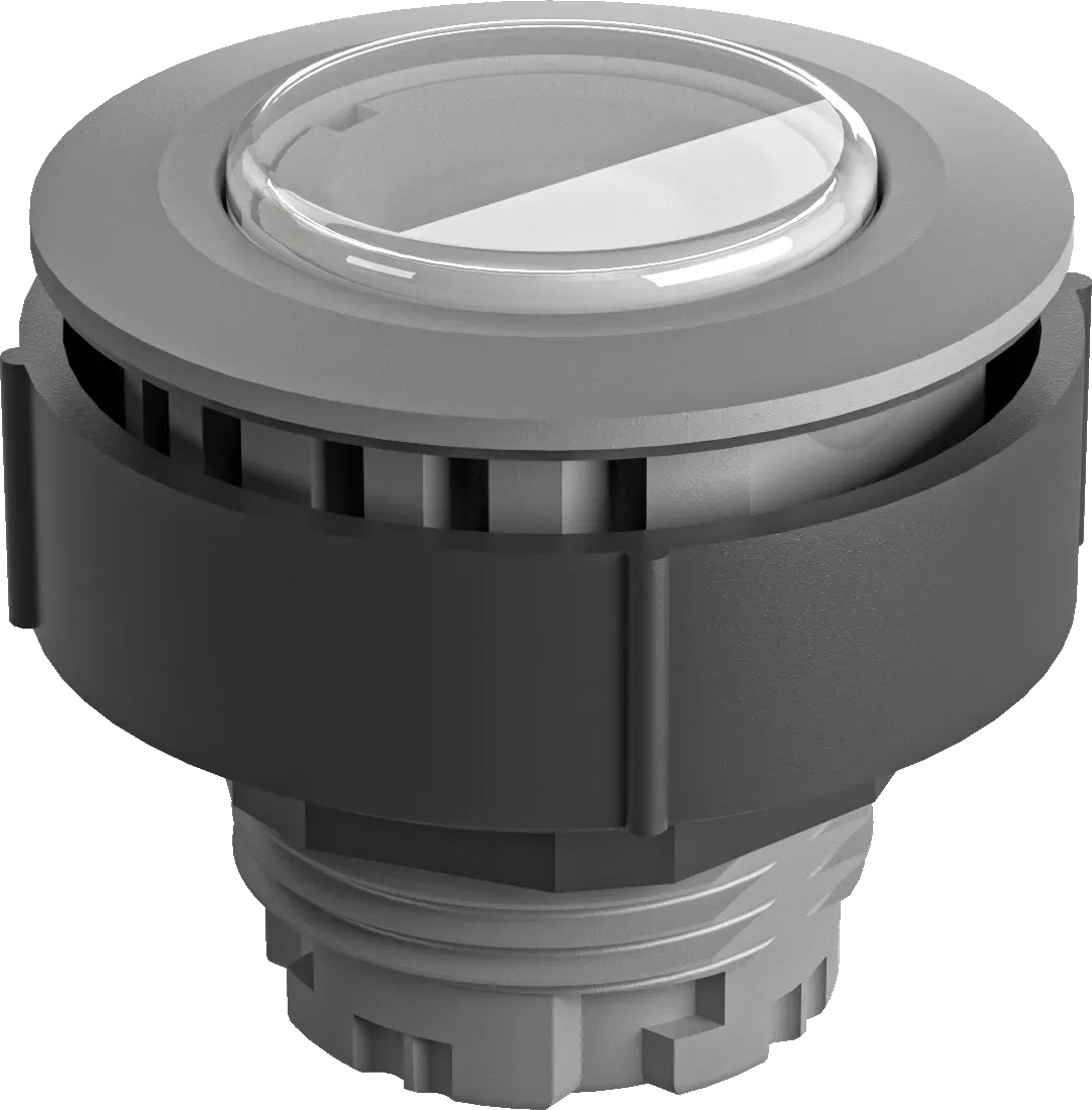 IP67 Front Sealed Round Illuminated Industrial Pushbutton for HMI