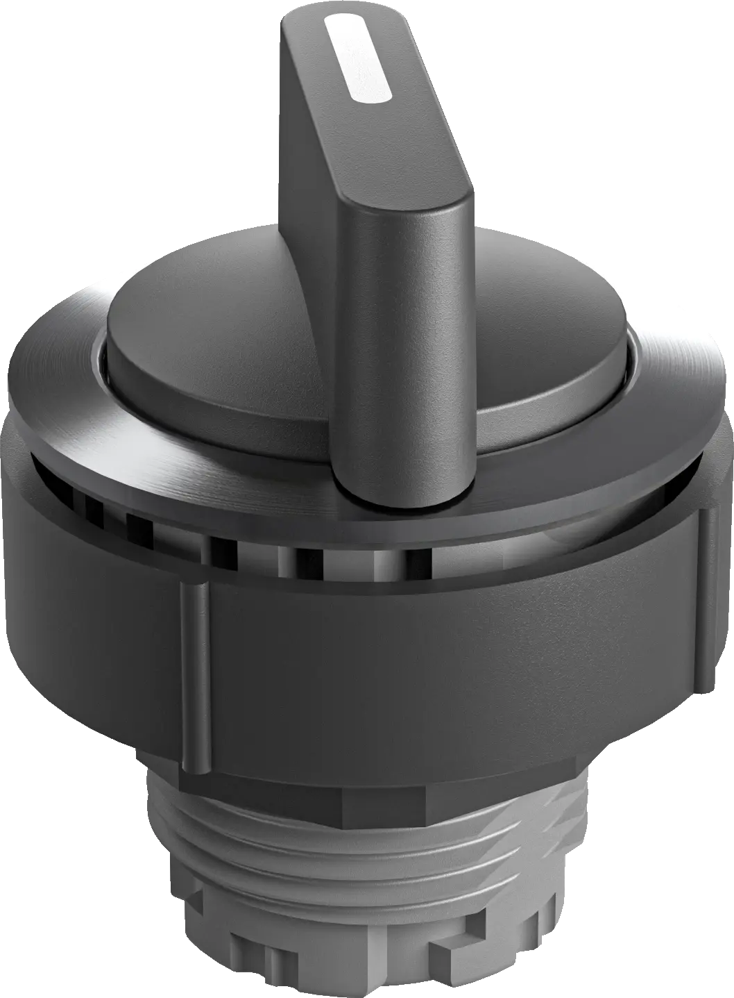 industrial selector head round compact for HMI and control panels