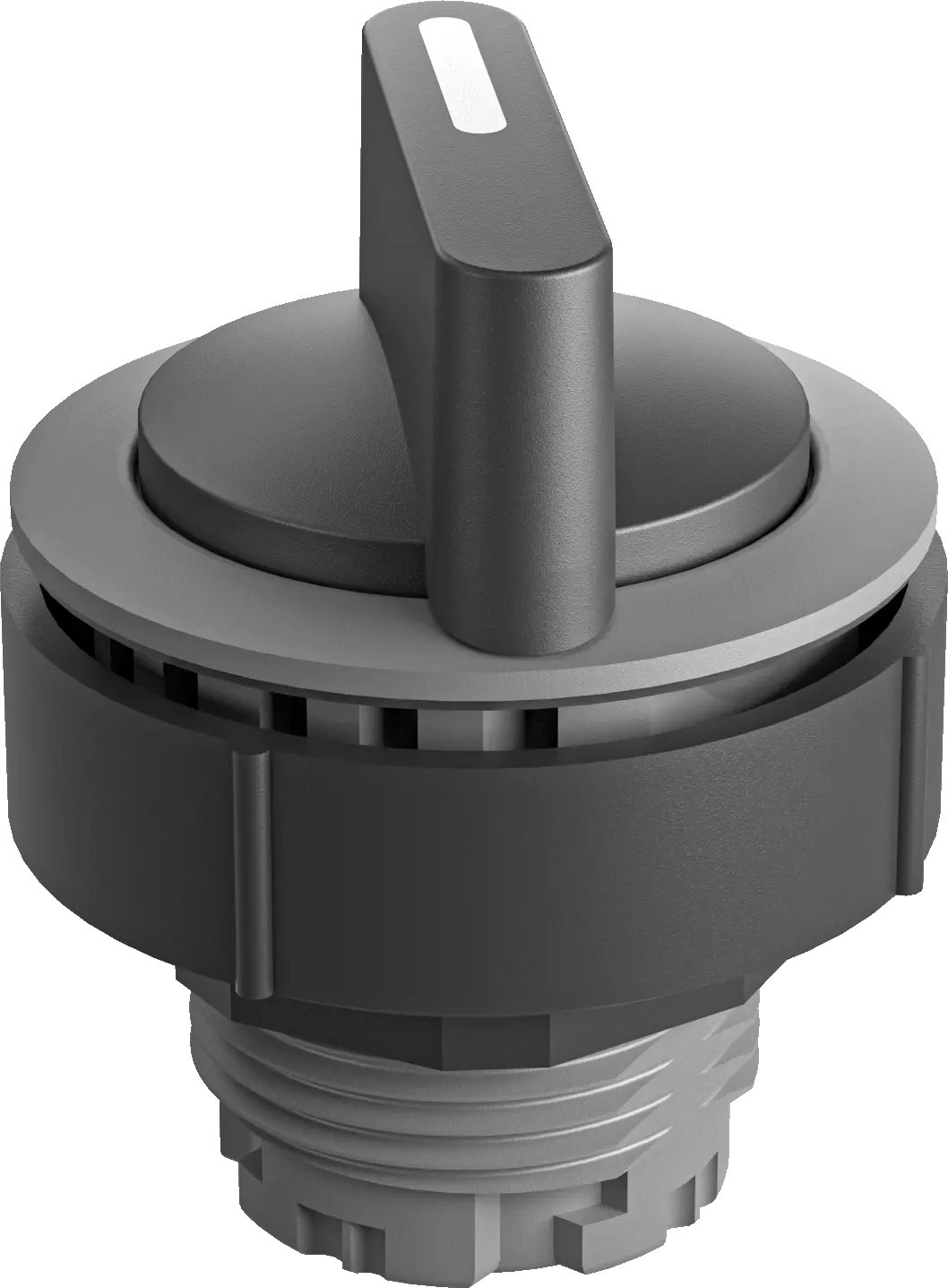Industrial Round Selector Head for Key & Selector Switches Rugged