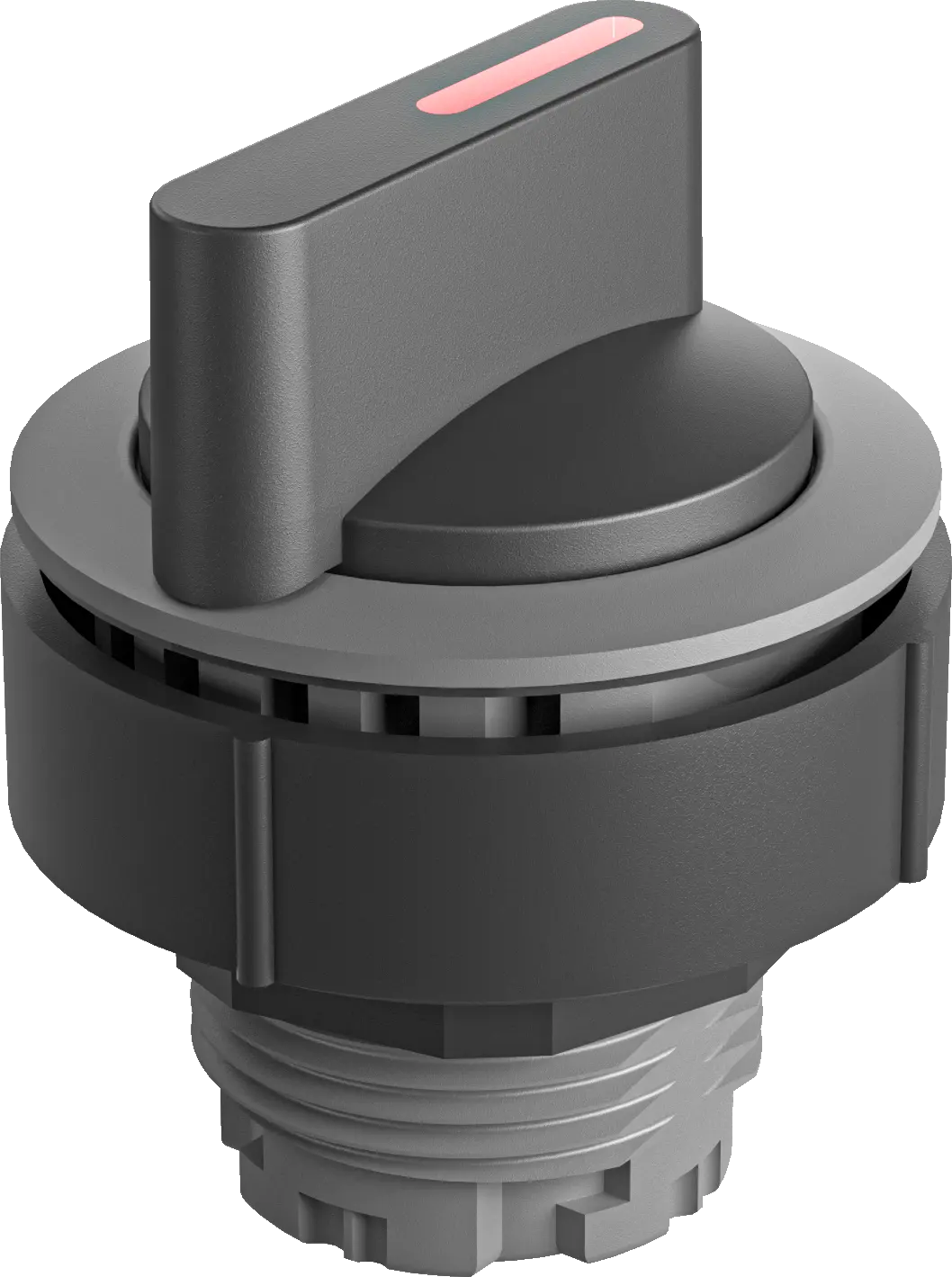 industrial selector head round robust with positive feedback fast