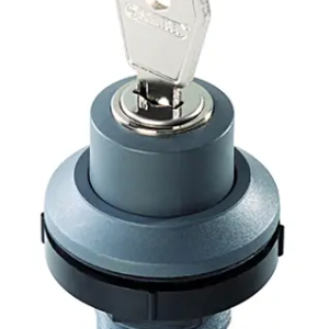 Round key operated industrial selector switch for HMIs and panels